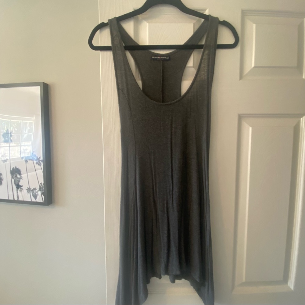 Brandy Melville long grey tank